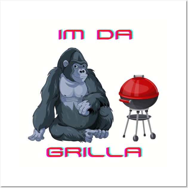 I’m da Grilla Wall Art by Rickido